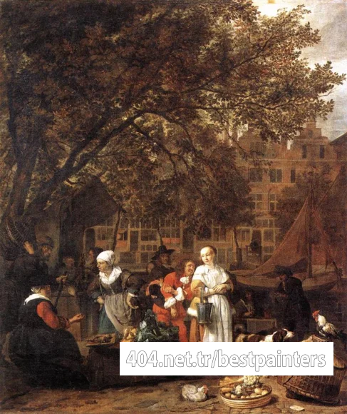 METSU_Gabriel_Vegetable_Market_In_Amsterdam