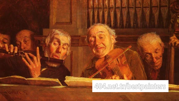 Bellei_Gaetano_Five_Members_Of_An_Orchestra