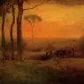 Inness_George_Pastoral_Landscape_At_Sunset