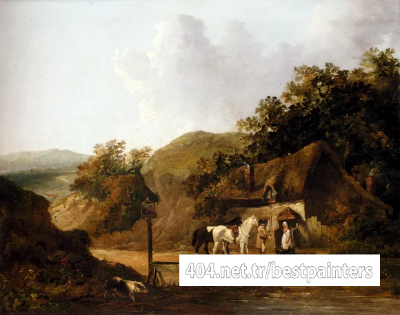 Morland_George_Taking_Refreshments_Outside_A_Village_Inn