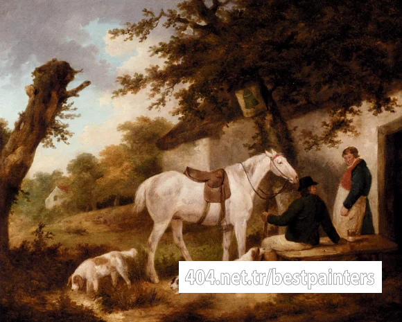 Morland_George_Travellers_Resting_Outside_The_Bell_Inn