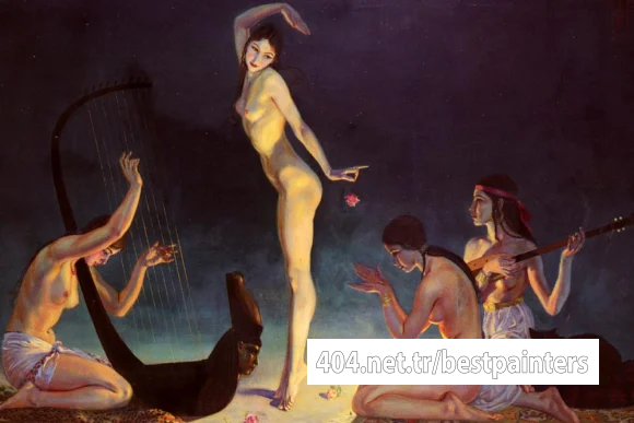 Apperley_George_Owen_Wynne_A_Dancer_Of_Ancient_Egypt