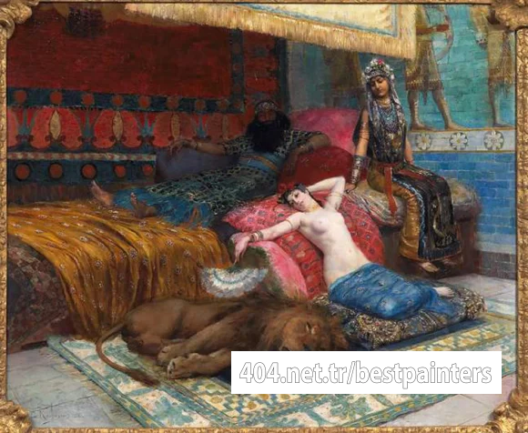 ROCHEGROSSE_Georges_L-esclave_et_le_lion