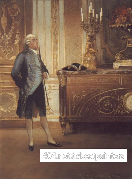 A_Gentleman_Wainting_In_An_Interior