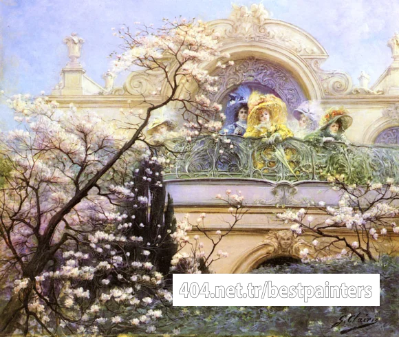 Clairin_Georges_Jules_Victor_On_The_Balcony