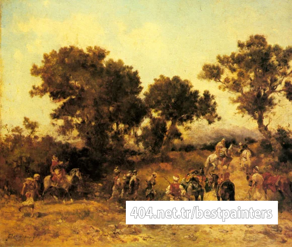 Washington_Georges_An_Arab_Hunting_Party