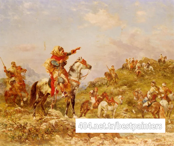 Washington_Georges_Arab_Warriors_On_Horseback