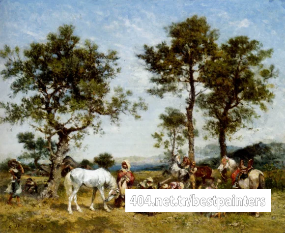 Washington_Georges_Setting_Up_Camp