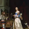 Borch_A_Lady_at_Her_Toilet_ca1660_oiloncanvas30x23the_Detroi