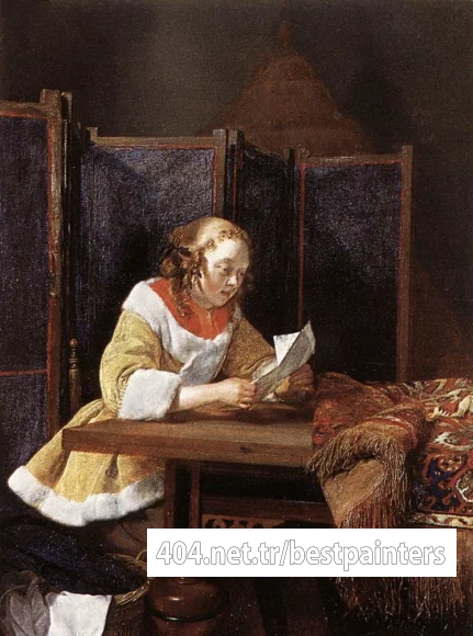 TERBORCH_Gerard_A_Lady_Reading_A_Letter