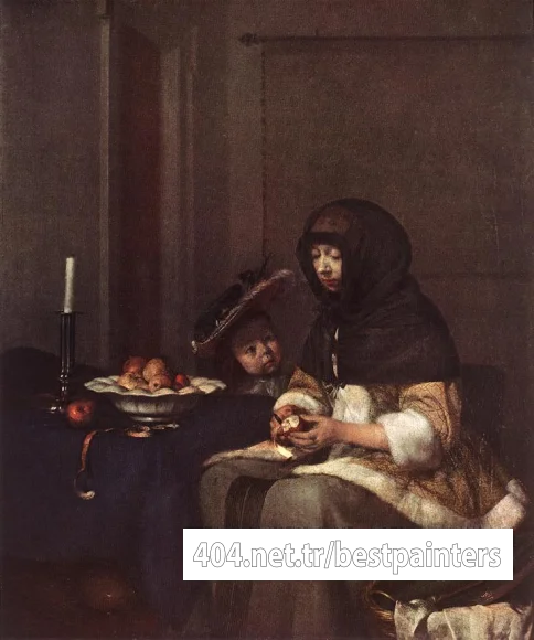 TERBORCH_Gerard_Woman_Peeling_Apple