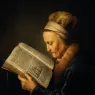 Dou_Gerard_Old_Woman_Reading_a_Lectionary