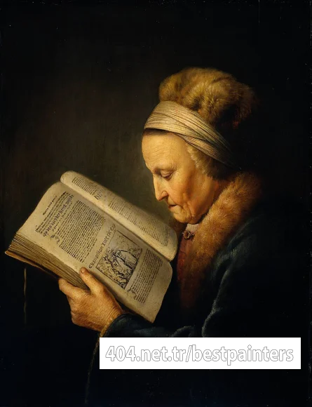 Dou_Gerard_Old_Woman_Reading_a_Lectionary