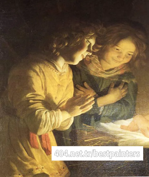 HONTHORST_Gerrit_van_Adoration_Of_The_Child