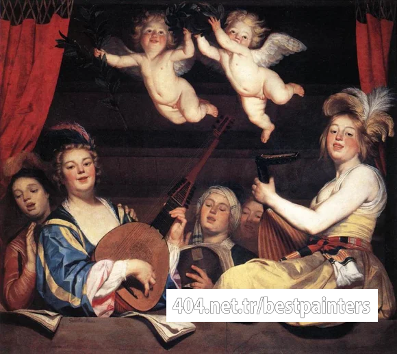 HONTHORST_Gerrit_van_Concert_On_A_Balcony