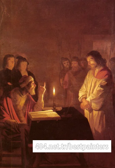 Honthorst_Gerrit_van_Christ_Before_the_High_Priest