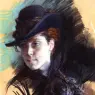 Boldini_Giovanni_Girl_In_A_Black_Hat