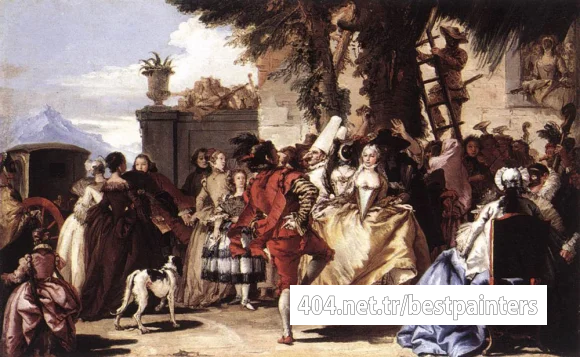 TIEPOLO_Giovanni_Domenico_Ball_In_The_Country