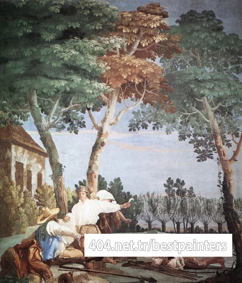 TIEPOLO_Giovanni_Domenico_Peasants_At_Rest