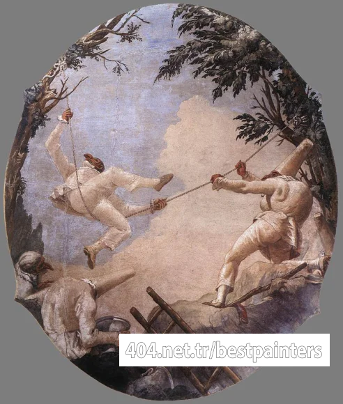 TIEPOLO_Giovanni_Domenico_The_Swing_Of_Pulcinella