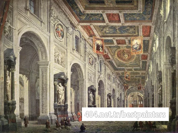 PANNINI_Giovanni_Paolo_Interior_Of_The_Santa_Giovanni_In_Laterno_In_Rome