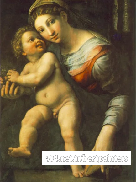 GIULIO_ROMANO_Virgin_With_The_Child