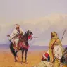 A_Horseman_Stopping_At_a_Bedouin_Camp