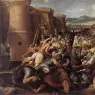 CESARI_Giuseppe_St_Clare_With_The_Scene_Of_The_Siege_Of_Assisi