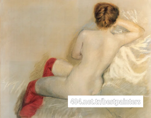 Nittis_Nudo_con_le_Calze_Rosse