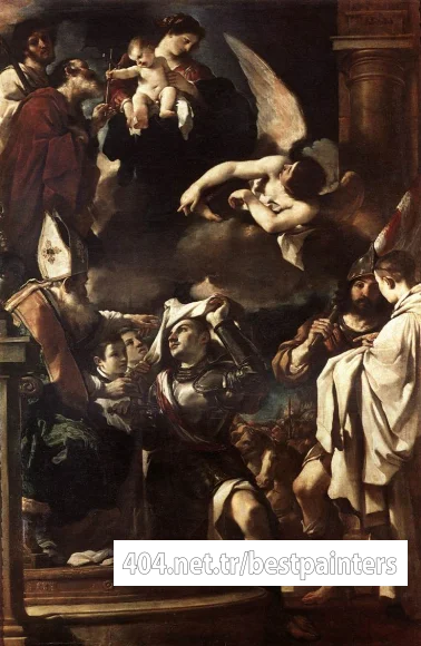 Guercino_St_William_of_Aquitaine_Receiving_the_Cowl