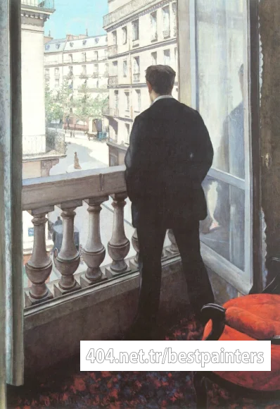 Caillebotte_Gustave_A_Young_Man_at_His_Window