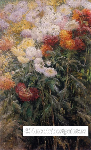 Caillebotte_Gustave_Clump_of_Chrysanthemums_Garden_at_Petit_Gennevilliers