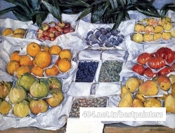 Caillebotte_Gustave_Fruit_Displayed_On_A_Stand