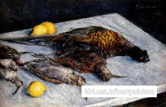 Caillebotte_Gustave_Game_Birds_And_Lemons