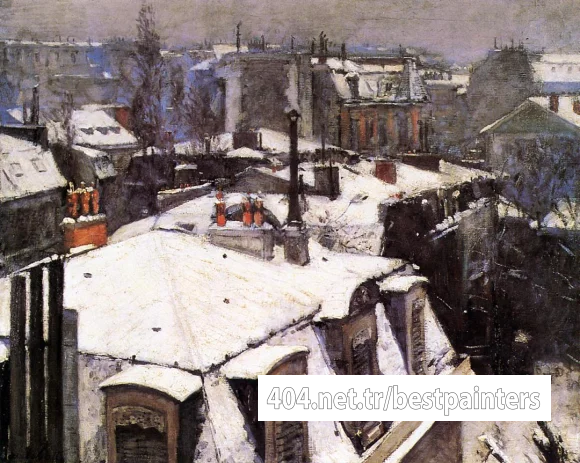 Caillebotte_Gustave_Rooftops_Under_Snow