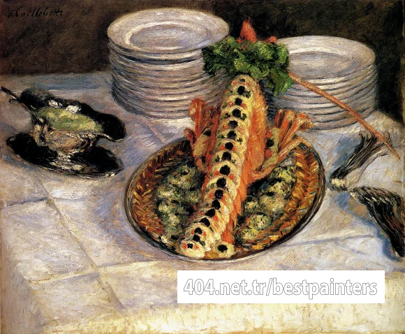 Caillebotte_Gustave_Still_Life_With_Crayfish
