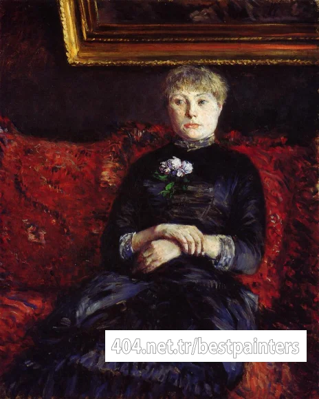 Caillebotte_Gustave_Woman_Sitting_on_a_Red_Flowered_Sofa