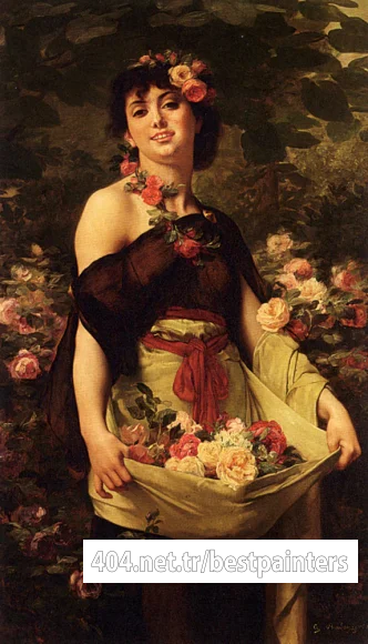 Boulanger_Gustave_Clarence_Rodolphe_The_Flower_Girl