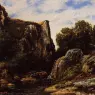 Courbet_Gustave_A_Waterfall_in_the_Jura