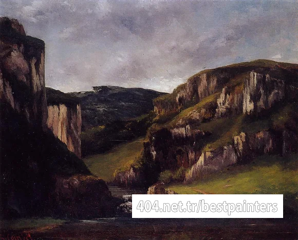 Courbet_Gustave_Cliffs_near_Ornans