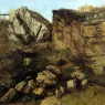 Courbet_Gustave_Crumbling_Rocks