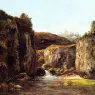 Courbet_Gustave_Landscape_The_Source_among_the_Rocks_of_the_Doubs