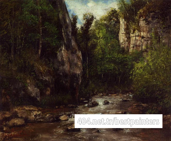 Courbet_Gustave_Landscape_near_Puit_Noir_near_Ornans