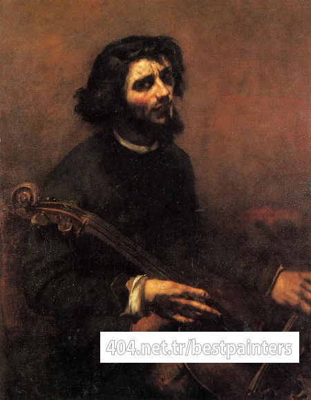 Courbet_Gustave_The_Cellist_Self_Portrait