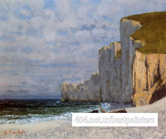 Courbet_Gustave_A_Bay_with_Cliffs