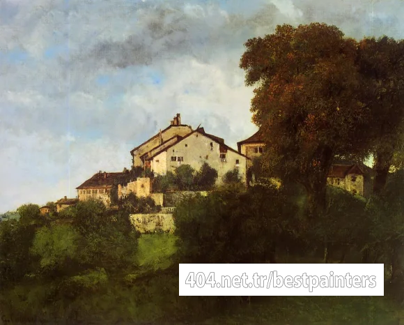 Courbet_Gustave_The_Houses_of_the_Chateau_d-Ornans