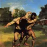 Courbet_Gustave_The_Wrestlers
