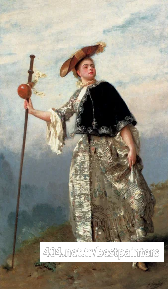 Jacquet_Gustave_Jean_On_The_Hilltop