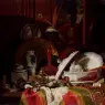 Trinquier_Antoine_Guillaume_Still_Life_With_Dishes_A_Vase_A_Candlestick_And_Other_Objects
