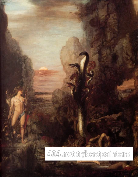 Moreau_Hercules_and_the_Hydra_1876